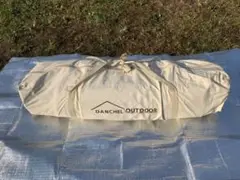 danchel コットンベルテント グラウンドシート煙突穴 3M中古 キャンプ