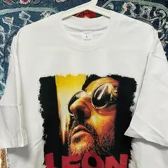 画 レオン ジャンレノ カットソー Tシャツ半袖 新品未使用 ホワイト