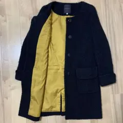 クローラー CROLLA♡ブラックノーカラーコート