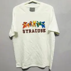 サイケ ダンシングベア リプリント Tシャツ 半袖 メンズ 新品 個性的