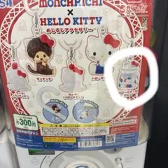 ハロキティー×モンチッチ めじるしアクセサリー ハロキティー型のビン