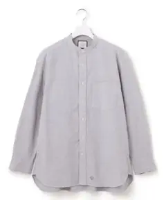 J.PRESS YORK STREET オックス起毛 バンドカラーシャツ