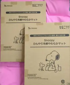 初めてのひよこクラブ2024年春号・夏号付録のみ✖2セット　ひんやり冷感マット