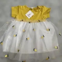 半袖ロンパース アプレレクール レモン チュール 黄色 女の子