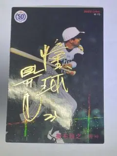 掛布雅之 サインカード プロ野球チップスカード