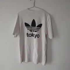 adidas アディダス Tシャツ Lサイズ バッグプリント