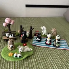 動物のピクニックフィギュアセット
