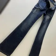 希少❣️エボワット❣️レディース❣️フレア❣️デニム❣️パンツ❣️ツートン色❣️