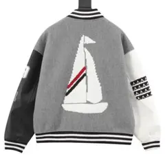 THOM BROWNE ストライプ トムブラウン ジャケット グレー 3サイズ
