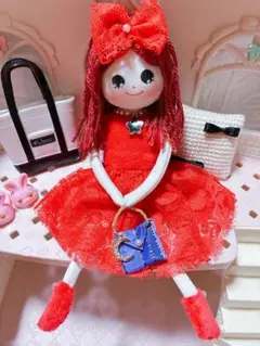 ドールチャーム　人形　ぬいぐるみ　ハンドメイド