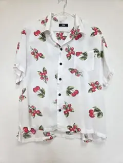 RODEO CROWNS チェリー柄 半袖シャツ M