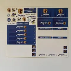 2006年ワールドカップ 日本代表 ステッカーシールセット ビデオシール 非売品