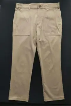 【URBANRESEARCH DOORS】ベージュスリムフィットワークパンツ　М