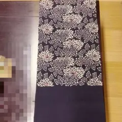 山内武志 型染め マルチクロス 狢菊牡丹(むじなぎくぼたん)