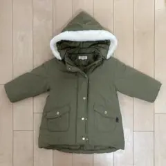 オリーブ色ダウンコート 95サイズ