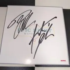レア？ラスト１枚！B'z　LIVE　GYM2015サイン色紙