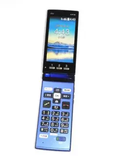 KYOCERA かんたんケータイ KYF38 ブルー au