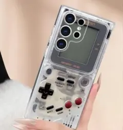 Galaxy S25 Ultra　ゲームボーイスケルトン風ケース