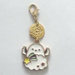 シマエナガ　チャーム　ファスナーチャーム　ハンドメイド