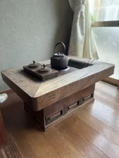 長火鉢　火鉢　関西火鉢　古道具　w80 長火鉢 火鉢 関西火鉢 古道具 w80
