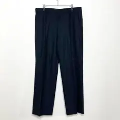 スーツ フォーマル スラックス パンツ ブラック ウール90% LLサイズ
