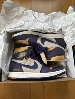 Nike Air Jordan 1 GORE-TEX ネイビー/ベージュ