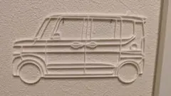 HONDA N-BOX 壁掛け装飾【白】01