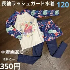 フラミンゴ☆ラッシュガードセット120 送料込み