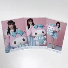 ノイミー 永田詩央里 生写真 コンプ マイメロディコラボ