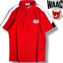 J3145 新品 WAAC ドライ ポロシャツ レッド 2 ワック
