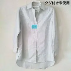 ★新品　未使用　ニコアンド　ホワイト&ブラック　チェックシャツ　ブラウス