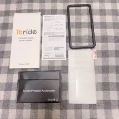 ガイド枠付 iPhone 11/XR用 2枚入りブルーライトカット