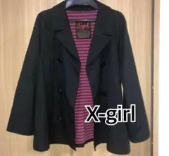 【未使用】X-girl トレンチコート ブラック サイズ1
