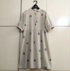 pikkuanni 刺繍 ワンピース