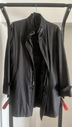 【美品】Calvin Klein ブラック トレンチコート