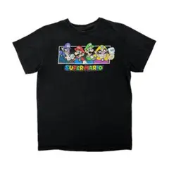 スーパーマリオ キャラ集合Tシャツ 輸入古着 ゲームTシャツ