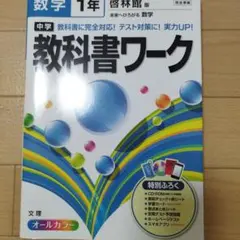 中学教科書ワーク数学 啓林館版未来へひろがる数学 1年