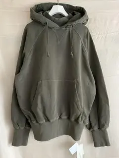 H113 LILYBROWN ニットコンビフーディ