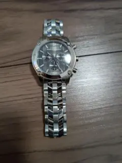 【稼動】 バーバリー 腕時計 クロノグラフ BU1850 シルバー 新品電池 稼動】 バーバリー 腕時計 クロノグラフ BU1850 シルバー 新品