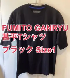 FUMITO GANRYU ブラック Tシャツ Size 1