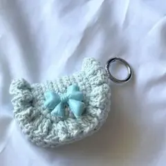 ハンドメイド フリルミニポーチ
