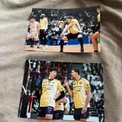 日本製鉄堺ブレイザーズ　パロンスキー選手　7番　生写真2枚組