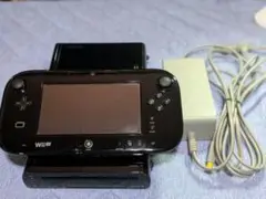 Wii U 本体 ブラック ゲームパッドとACアダプター付き
