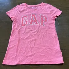 GAP ピンクTシャツ　スパンコール
