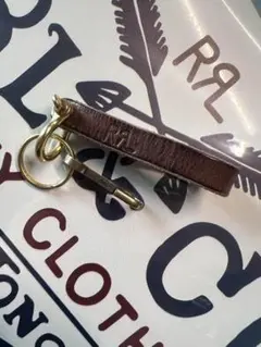 【美品】RRL ダブルアールエル レザー キーホルダー