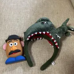 恐竜カチューシャとポテトヘッドポーチセット