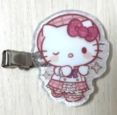 ハローキティ グリッター ヘアクリップ