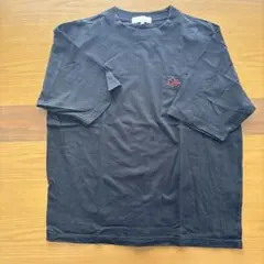 LOGOSDAYS黒のポケット付きTシャツ Mサイズ