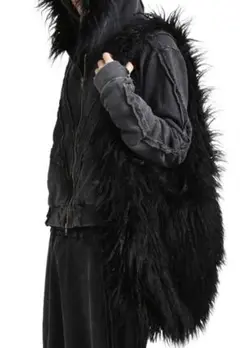【FILTH】HAIRY FUR OVERSIZED SHOULDER BAG
