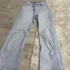 freesmartベーシックワイドデニムパンツ
